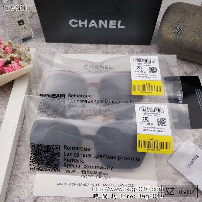 CHANEL香奈兒 2018新款 小香太陽鏡 TR90鏡架 遮擋有害光線防輻射 05002  lly1610